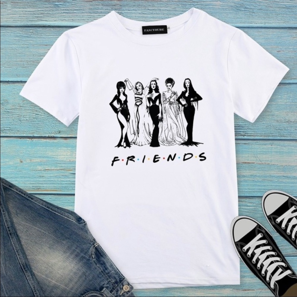 Short Sleeve Horror Friends T-Shirt L-XL